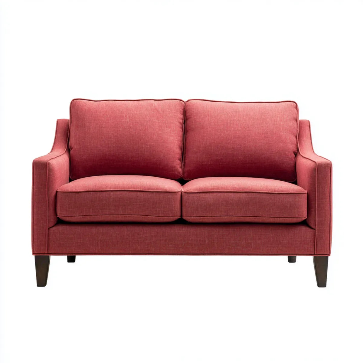 2-Sitzer Sofa Rosa 150 x 85 x 90 cm Polyester mit Schaumstoffpolsterung Rechteckig